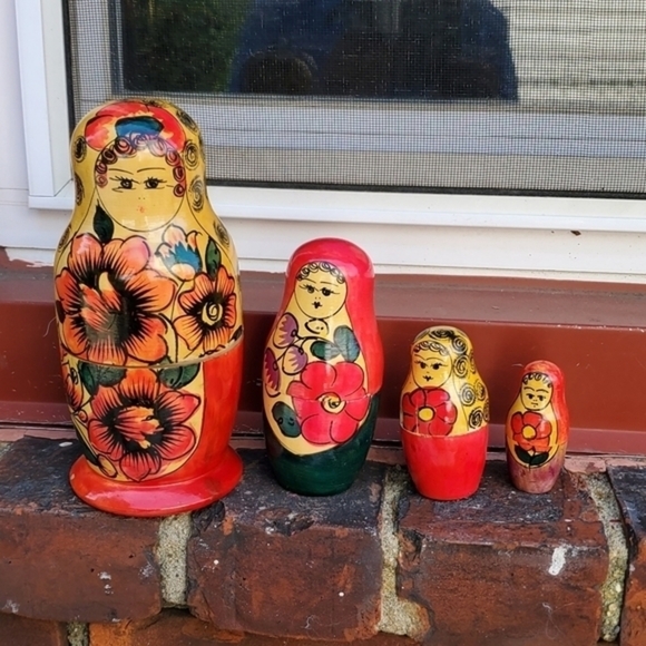 Vintage Russian Matroyska nesting dolls - Picture 6 of 6